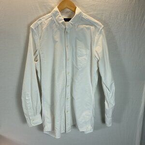 Proper Cloth White Dress Shirt 15.5/30.5 Non-Iron Cotton Button Down Long Sleeve